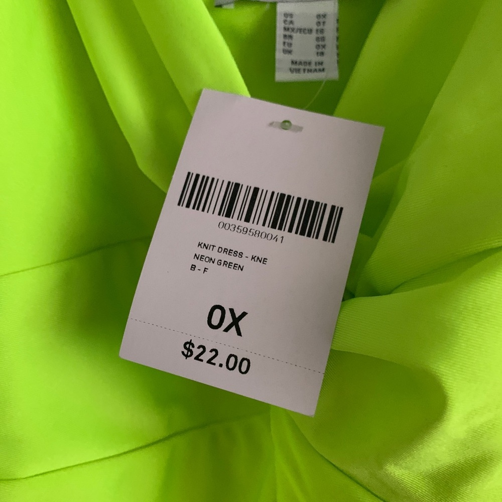 Neon dress size 0x
